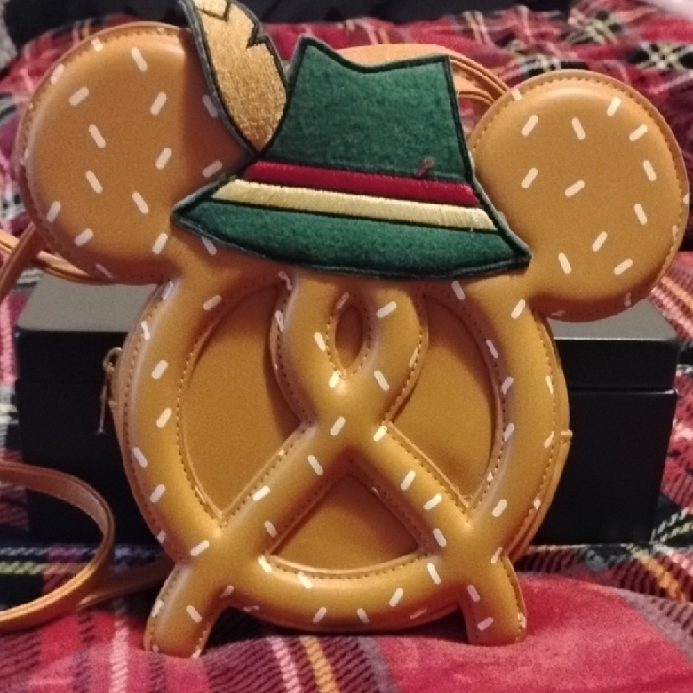 Epcot Exclusive; Disney Germany      Pretzel Crossbody Bag